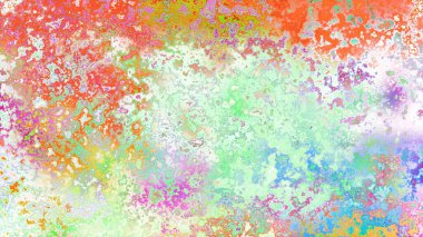 Soyut pas benzeri organik doku, canlı mermer renkler, paslanmış metal yüzey etkisi ve anlamlı kaotik desen.