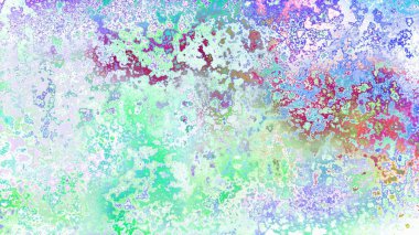 Soyut pas benzeri organik doku, canlı mermer renkler, paslanmış metal yüzey etkisi ve anlamlı kaotik desen.