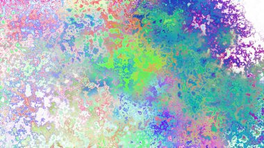 Soyut pas benzeri organik doku, canlı mermer renkler, paslanmış metal yüzey etkisi ve anlamlı kaotik desen.