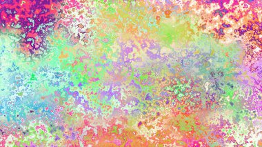 Soyut pas benzeri organik doku, canlı mermer renkler, paslanmış metal yüzey etkisi ve anlamlı kaotik desen.