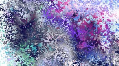 Soyut pas benzeri organik doku, canlı mermer renkler, paslanmış metal yüzey etkisi ve anlamlı kaotik desen.