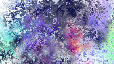 Soyut pas benzeri organik doku, canlı mermer renkler, paslanmış metal yüzey etkisi ve anlamlı kaotik desen.