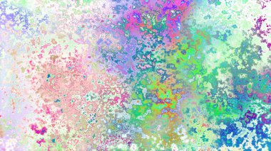 Soyut pas benzeri organik doku, canlı mermer renkler, paslanmış metal yüzey etkisi ve anlamlı kaotik desen.