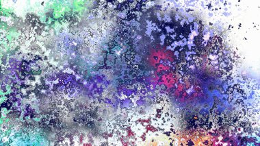 Soyut pas benzeri organik doku, canlı mermer renkler, paslanmış metal yüzey etkisi ve anlamlı kaotik desen.