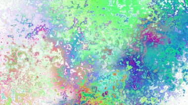 Soyut pas benzeri organik doku, canlı mermer renkler, paslanmış metal yüzey etkisi ve anlamlı kaotik desen.