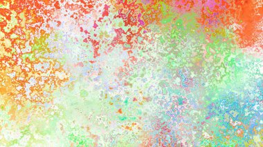 Soyut pas benzeri organik doku, canlı mermer renkler, paslanmış metal yüzey etkisi ve anlamlı kaotik desen.