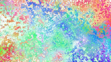 Soyut pas benzeri organik doku, canlı mermer renkler, paslanmış metal yüzey etkisi ve anlamlı kaotik desen.