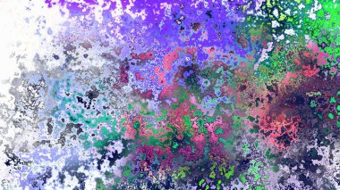 Soyut pas benzeri organik doku, canlı mermer renkler, paslanmış metal yüzey etkisi ve anlamlı kaotik desen.