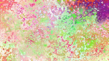 Soyut pas benzeri organik doku, canlı mermer renkler, paslanmış metal yüzey etkisi ve anlamlı kaotik desen.