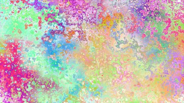 Soyut pas benzeri organik doku, canlı mermer renkler, paslanmış metal yüzey etkisi ve anlamlı kaotik desen.