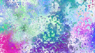 Soyut pas benzeri organik doku, canlı mermer renkler, paslanmış metal yüzey etkisi ve anlamlı kaotik desen.