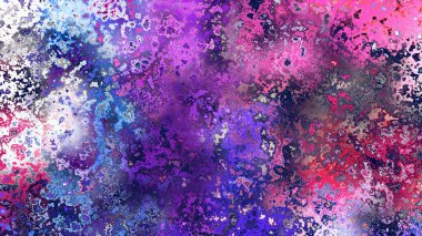 Soyut pas benzeri organik doku, canlı mermer renkler, paslanmış metal yüzey etkisi ve anlamlı kaotik desen.