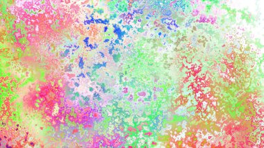 Soyut pas benzeri organik doku, canlı mermer renkler, paslanmış metal yüzey etkisi ve anlamlı kaotik desen.