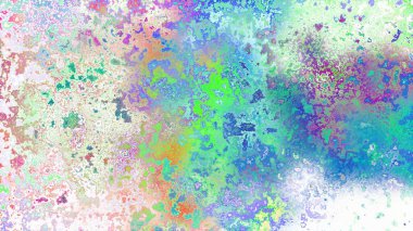 Soyut pas benzeri organik doku, canlı mermer renkler, paslanmış metal yüzey etkisi ve anlamlı kaotik desen.