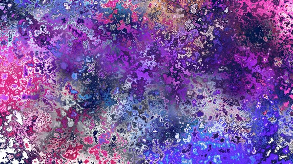 Soyut pas benzeri organik doku, canlı mermer renkler, paslanmış metal yüzey etkisi ve anlamlı kaotik desen.