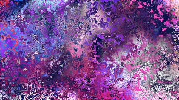 Soyut pas benzeri organik doku, canlı mermer renkler, paslanmış metal yüzey etkisi ve anlamlı kaotik desen.