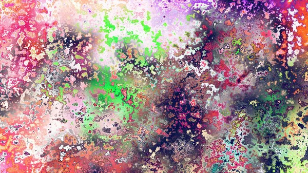 Soyut pas benzeri organik doku, canlı mermer renkler, paslanmış metal yüzey etkisi ve anlamlı kaotik desen.