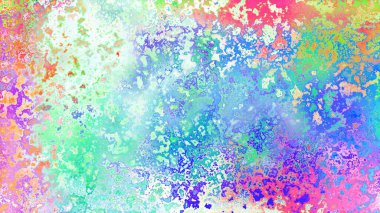 Soyut pas benzeri organik doku, canlı mermer renkler, paslanmış metal yüzey etkisi ve anlamlı kaotik desen.