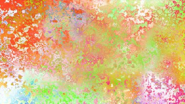 Soyut pas benzeri organik doku, canlı mermer renkler, paslanmış metal yüzey etkisi ve anlamlı kaotik desen.