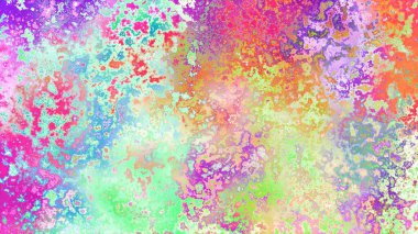 Soyut pas benzeri organik doku, canlı mermer renkler, paslanmış metal yüzey etkisi ve anlamlı kaotik desen.