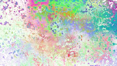 Soyut pas benzeri organik doku, canlı mermer renkler, paslanmış metal yüzey etkisi ve anlamlı kaotik desen.