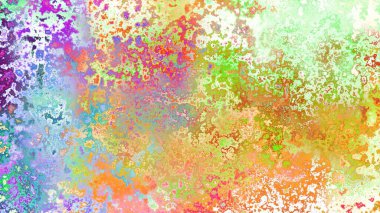 Soyut pas benzeri organik doku, canlı mermer renkler, paslanmış metal yüzey etkisi ve anlamlı kaotik desen.