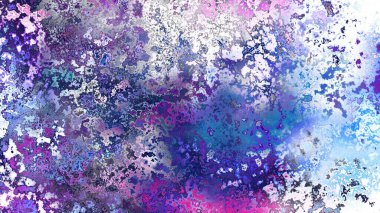 Soyut pas benzeri organik doku, canlı mermer renkler, paslanmış metal yüzey etkisi ve anlamlı kaotik desen.