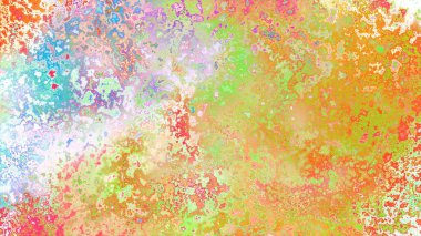 Soyut pas benzeri organik doku, canlı mermer renkler, paslanmış metal yüzey etkisi ve anlamlı kaotik desen.