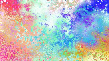 Soyut pas benzeri organik doku, canlı mermer renkler, paslanmış metal yüzey etkisi ve anlamlı kaotik desen.