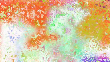 Soyut pas benzeri organik doku, canlı mermer renkler, paslanmış metal yüzey etkisi ve anlamlı kaotik desen.