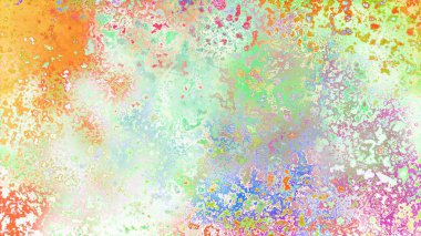 Soyut pas benzeri organik doku, canlı mermer renkler, paslanmış metal yüzey etkisi ve anlamlı kaotik desen.