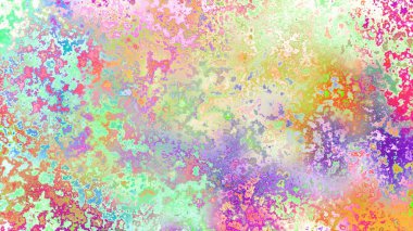 Soyut pas benzeri organik doku, canlı mermer renkler, paslanmış metal yüzey etkisi ve anlamlı kaotik desen.