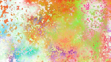 Soyut pas benzeri organik doku, canlı mermer renkler, paslanmış metal yüzey etkisi ve anlamlı kaotik desen.