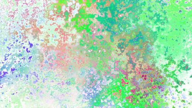 Soyut pas benzeri organik doku, canlı mermer renkler, paslanmış metal yüzey etkisi ve anlamlı kaotik desen.