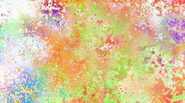 Soyut pas benzeri organik doku, canlı mermer renkler, paslanmış metal yüzey etkisi ve anlamlı kaotik desen.