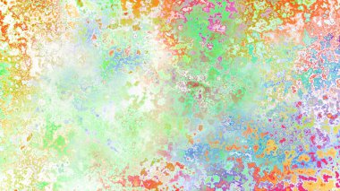 Soyut pas benzeri organik doku, canlı mermer renkler, paslanmış metal yüzey etkisi ve anlamlı kaotik desen.