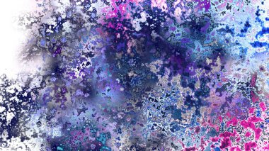 Soyut pas benzeri organik doku, canlı mermer renkler, paslanmış metal yüzey etkisi ve anlamlı kaotik desen.