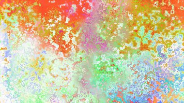 Soyut pas benzeri organik doku, canlı mermer renkler, paslanmış metal yüzey etkisi ve anlamlı kaotik desen.