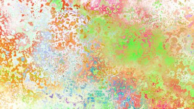 Soyut pas benzeri organik doku, canlı mermer renkler, paslanmış metal yüzey etkisi ve anlamlı kaotik desen.