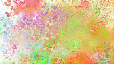 Soyut pas benzeri organik doku, canlı mermer renkler, paslanmış metal yüzey etkisi ve anlamlı kaotik desen.