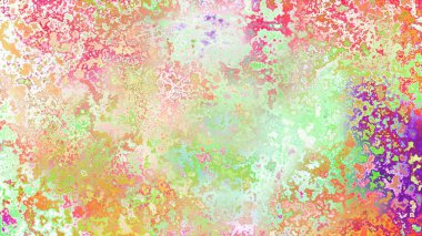 Soyut pas benzeri organik doku, canlı mermer renkler, paslanmış metal yüzey etkisi ve anlamlı kaotik desen.