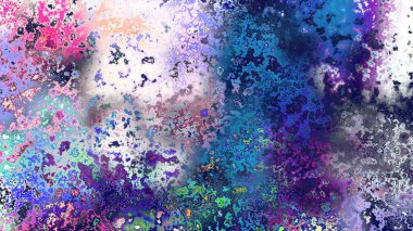 Soyut pas benzeri organik doku, canlı mermer renkler, paslanmış metal yüzey etkisi ve anlamlı kaotik desen.