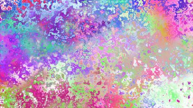 Soyut pas benzeri organik doku, canlı mermer renkler, paslanmış metal yüzey etkisi ve anlamlı kaotik desen.