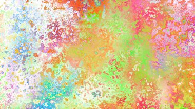 Soyut pas benzeri organik doku, canlı mermer renkler, paslanmış metal yüzey etkisi ve anlamlı kaotik desen.