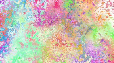 Soyut pas benzeri organik doku, canlı mermer renkler, paslanmış metal yüzey etkisi ve anlamlı kaotik desen.