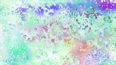 Soyut pas benzeri organik doku, canlı mermer renkler, paslanmış metal yüzey etkisi ve anlamlı kaotik desen.