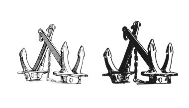 Çapa. Elle çizilmiş illustrations4