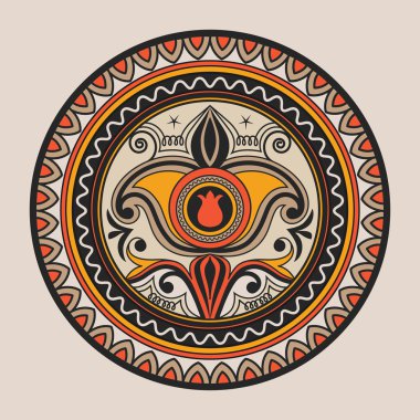 Plaka ile Kırgız Ulusal süs