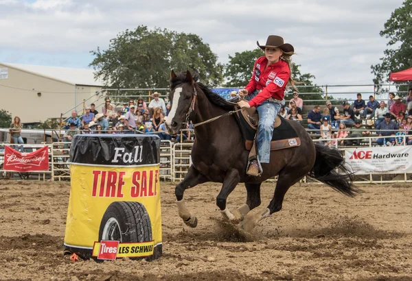 Joven vaquero de rodeo — Foto de Stock