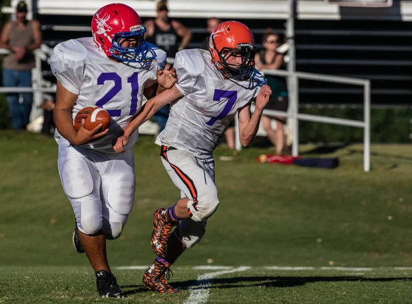 High School Football Action — Stock Photo, Image